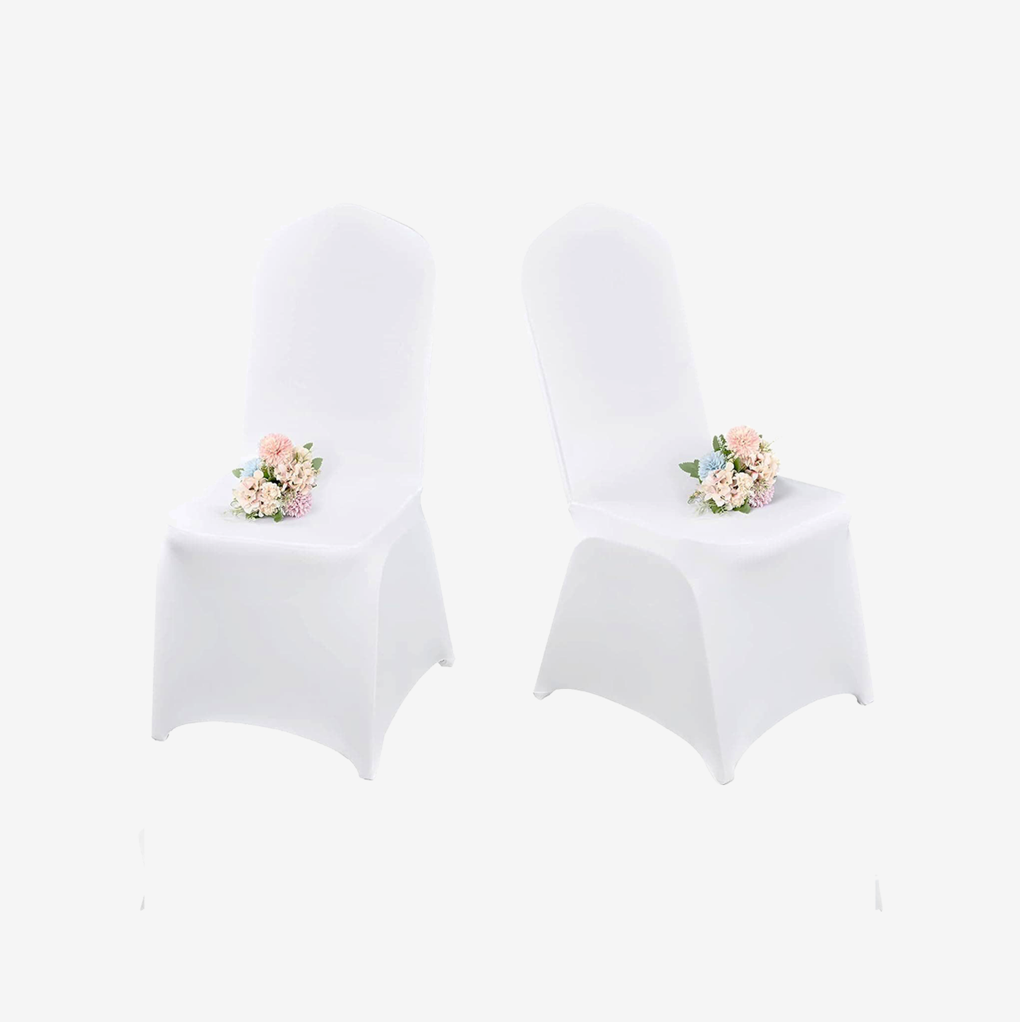 10/20 pcs Chair Covers Polyester Spandex Lycra Stretch Chair Cover Dining Room Wedding Chair Covers Universal Washable Protective Chair Covers for Wedding Party Banquet Decoration Covers