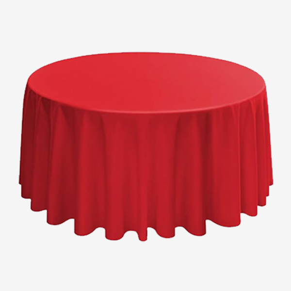 6 Pack Round Tablecloth Polyester Table Cloth 60 inch