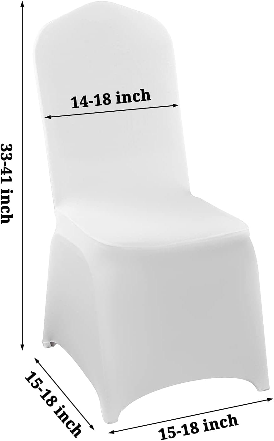 10/20 pcs Chair Covers  Polyester Spandex Lycra Stretch Chair Cover Dining Room Wedding Chair Covers Universal Washable Protective Chair Covers for Wedding Party Banquet Decoration Covers