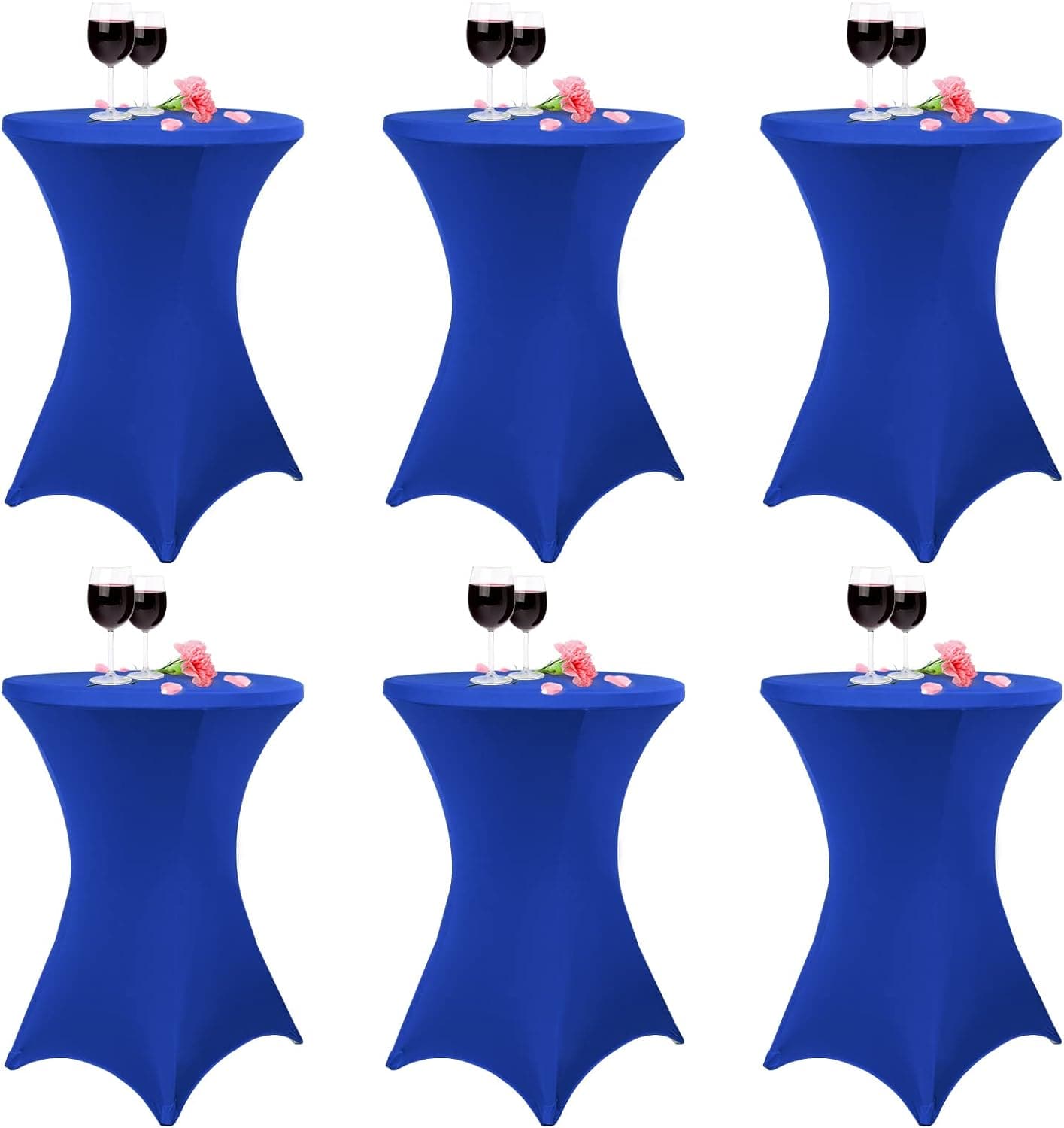 10 Pack Cocktail Round Tablecloth 32"x43"