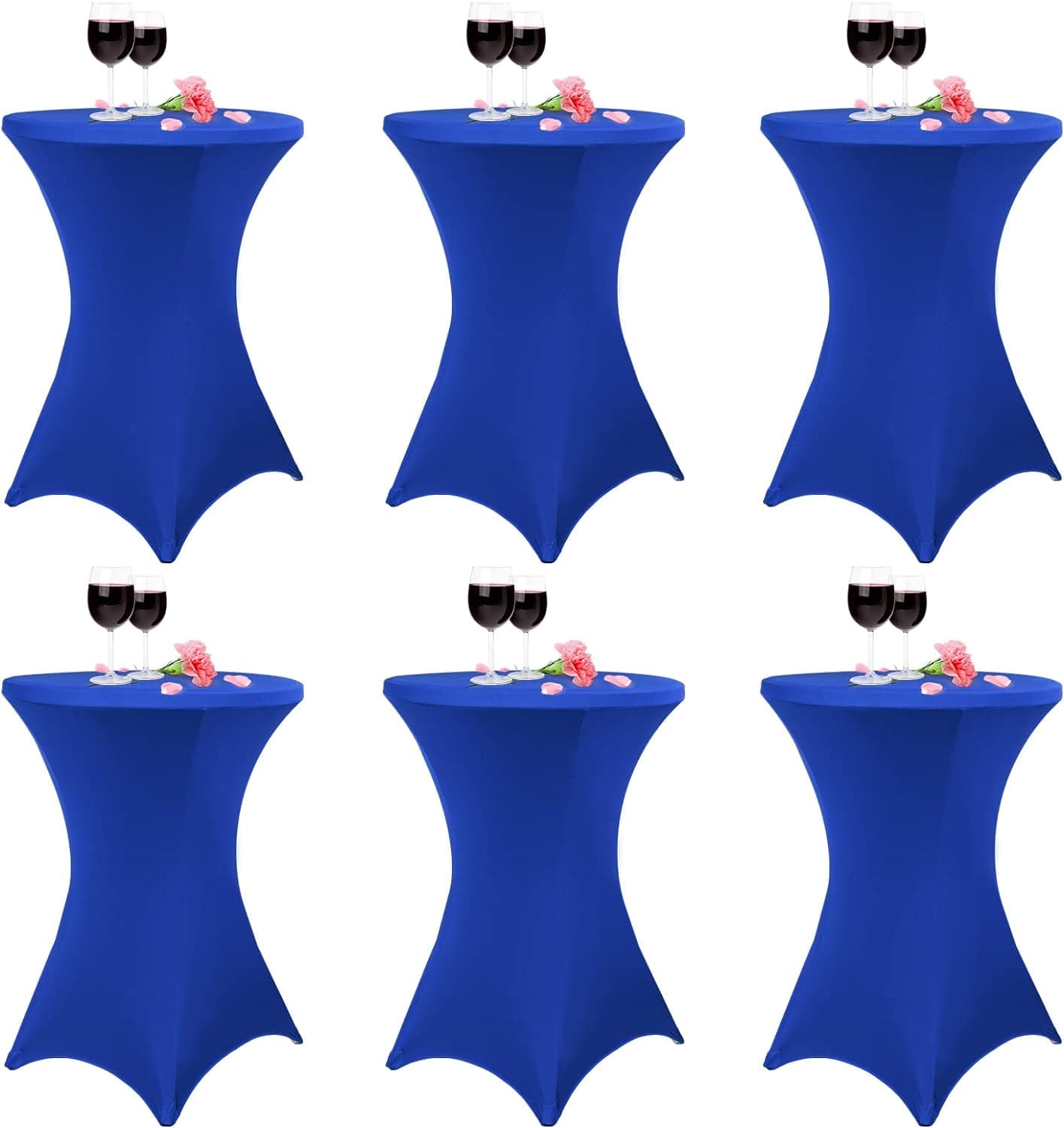6 Pack 32"x43" Cocktail Tablecloth