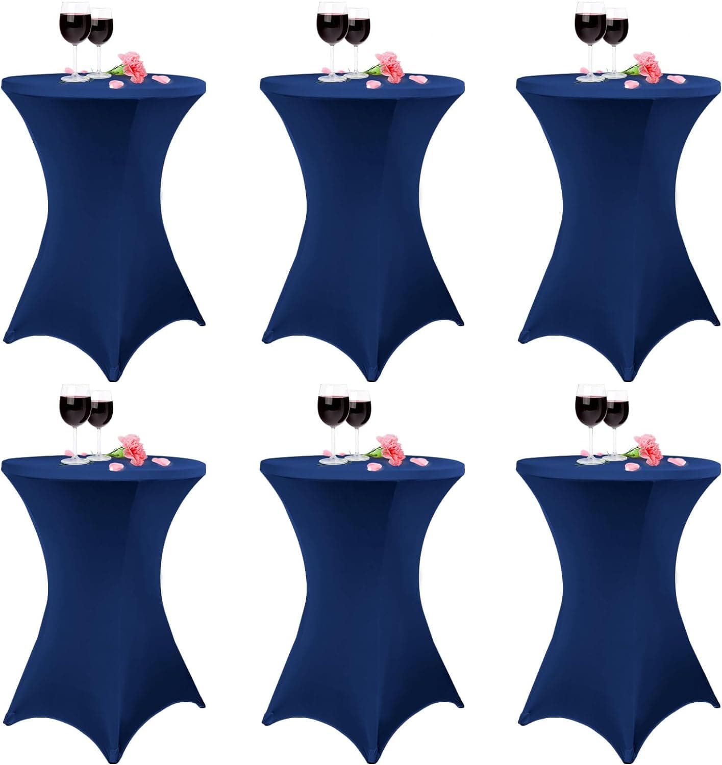 6 Pack 32"x43" Cocktail Tablecloth
