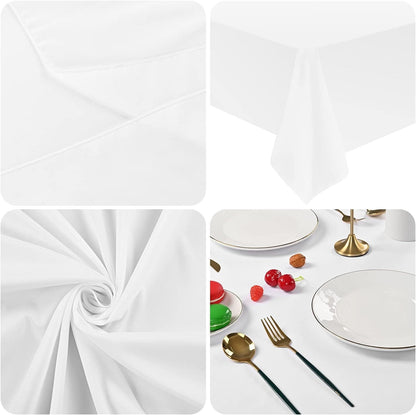 6 Pack Rectangle Tablecloth Polyester 90*156 inch