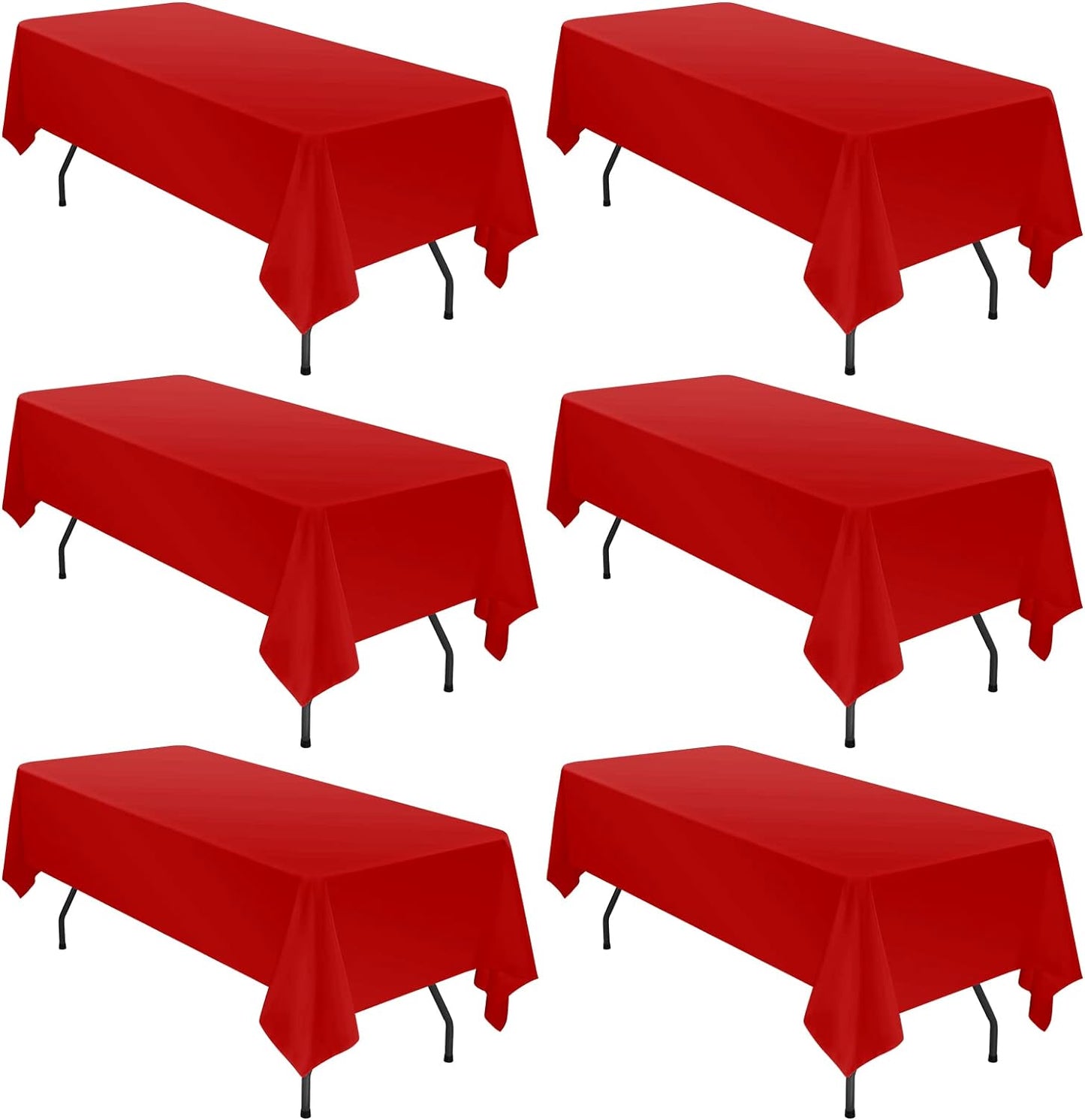 Tablecloth Polyester Table Cloth for 6 Foot Rectangle Tables,Stain and Wrinkle Resistant Washable Fabric Table Covers Polyester Beige Table Clothes for Wedding,Party,Banquet