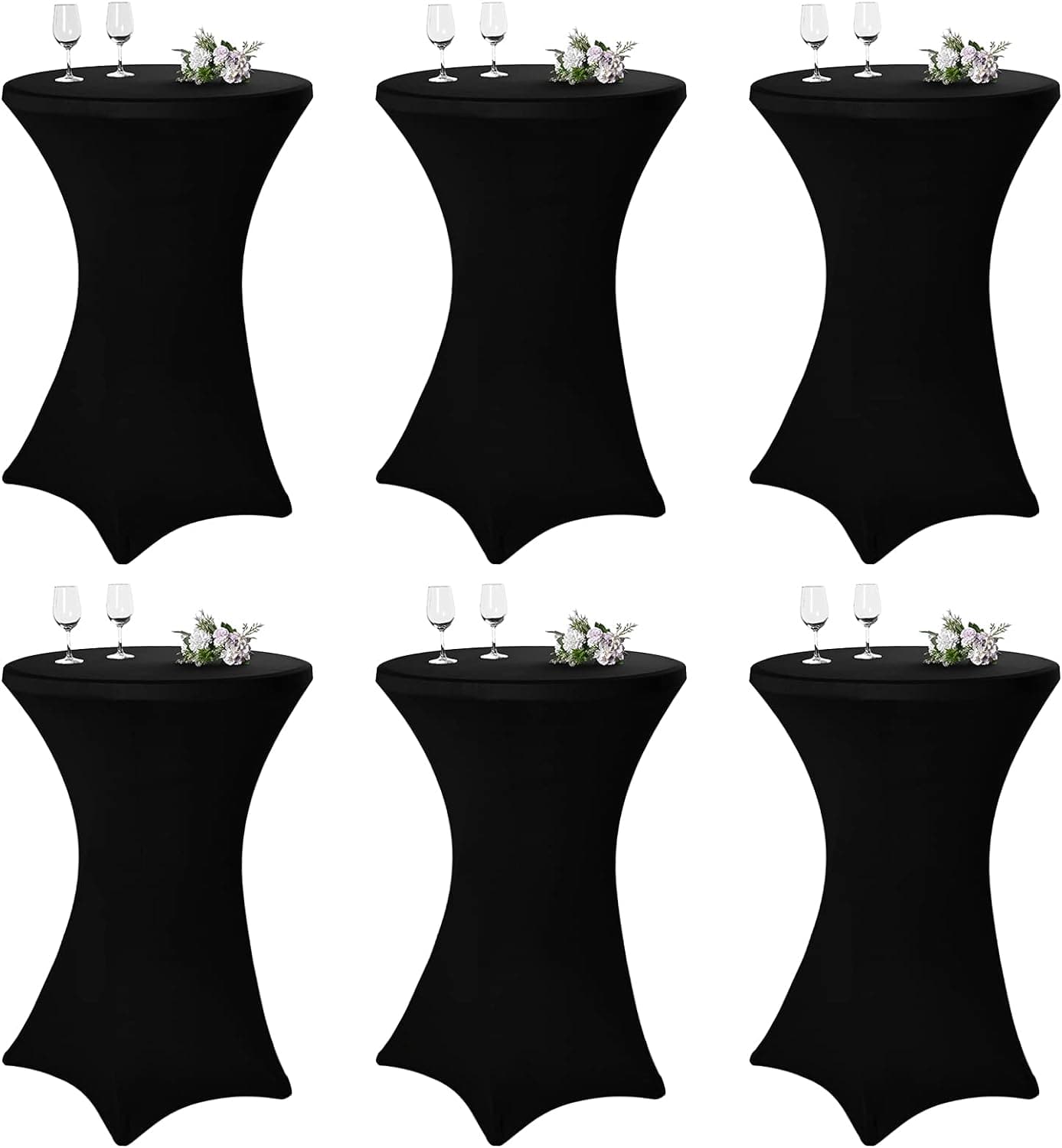 6 Pack 32"x43" Cocktail Tablecloth