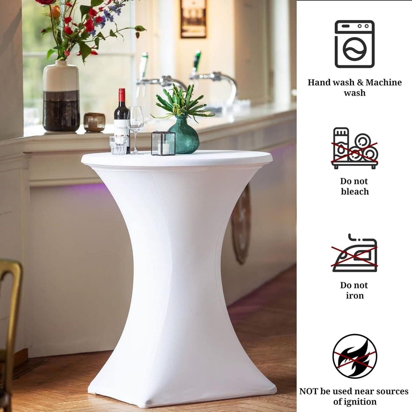 6 Pack 32"x43" Cocktail Tablecloth