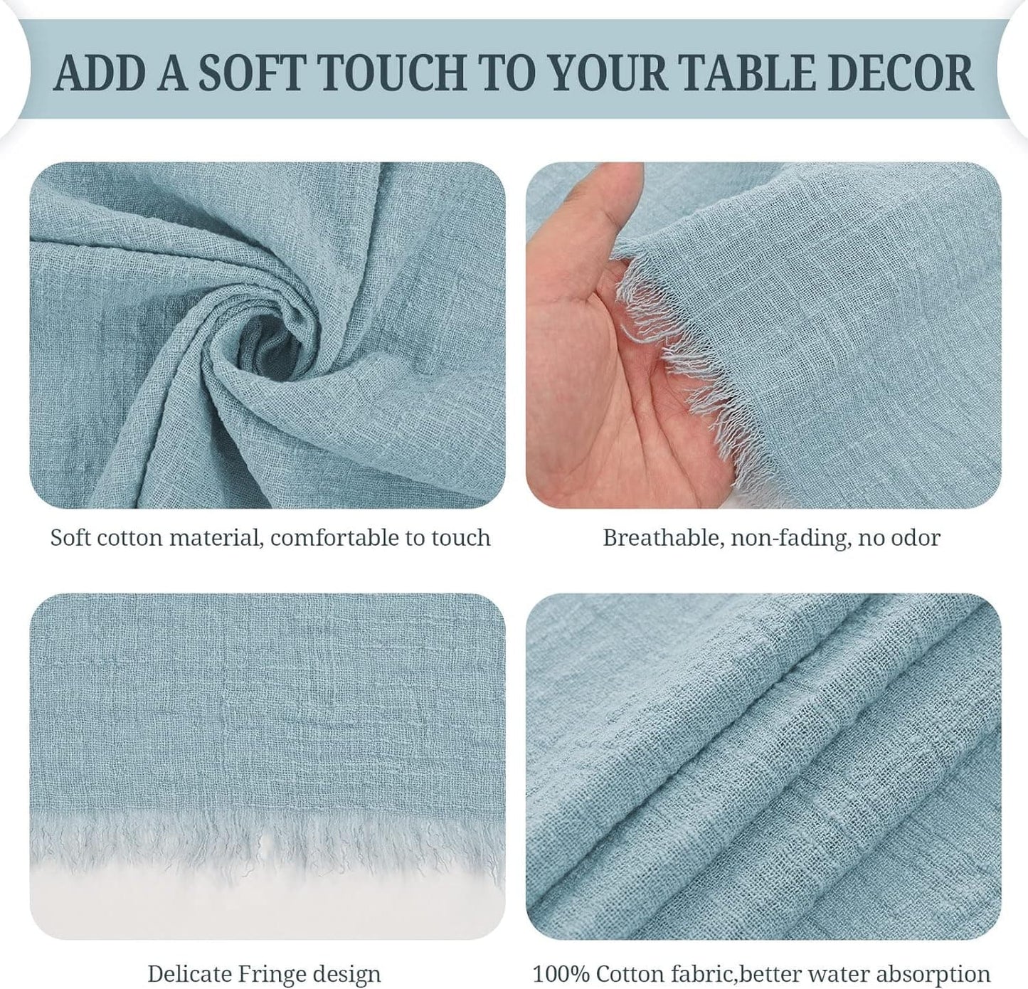Handmade Cloth Napkins 16x16 Inches
