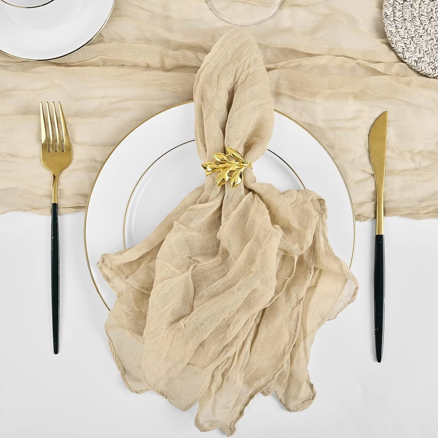 Gauze Cheesecloth Napkins 20 x 20 Inch Sage Green