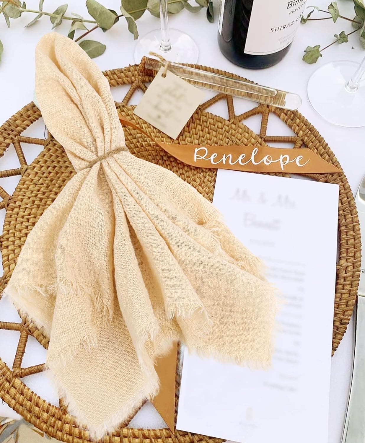 Handmade Cloth Napkins  16x16 Inches