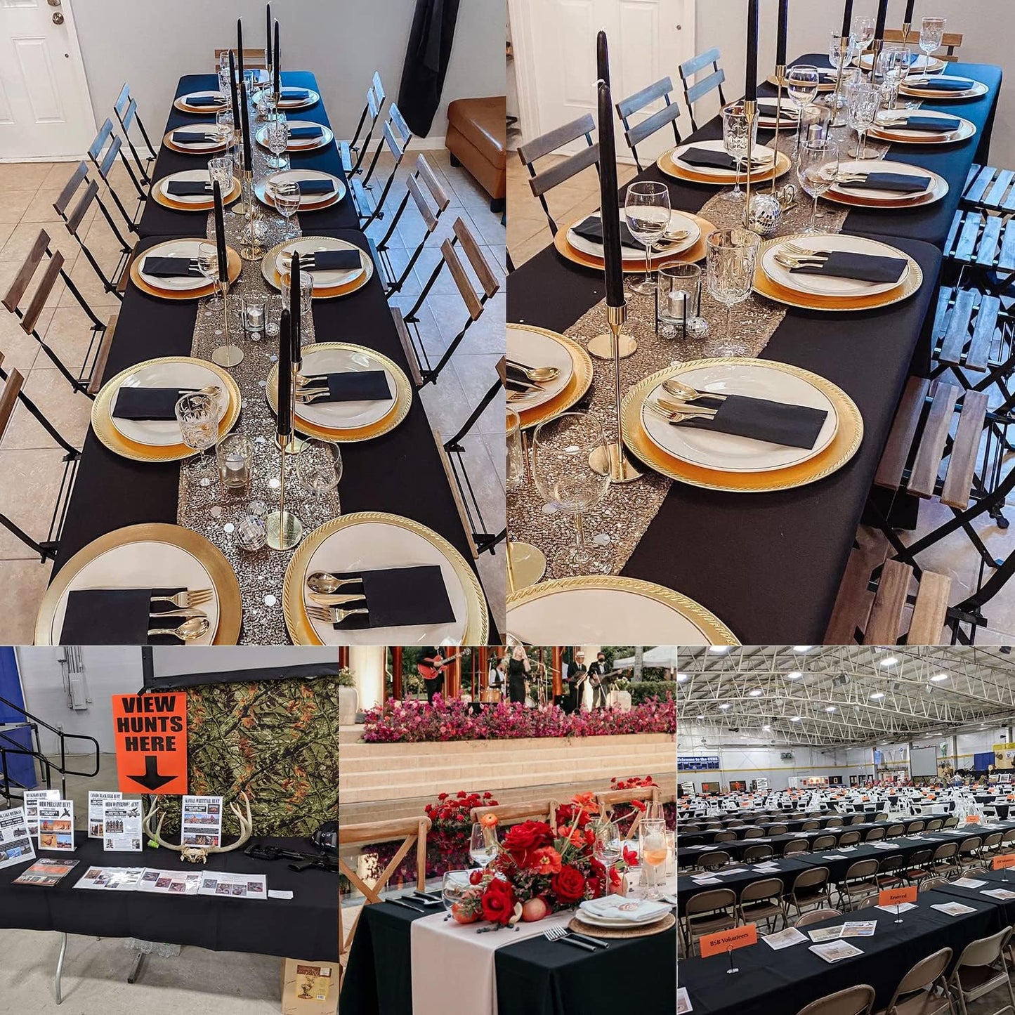 Tablecloth Polyester Table Cloth for 6 Foot Rectangle Tables,Stain and Wrinkle Resistant Washable Fabric Table Covers Polyester Beige Table Clothes for Wedding,Party,Banquet
