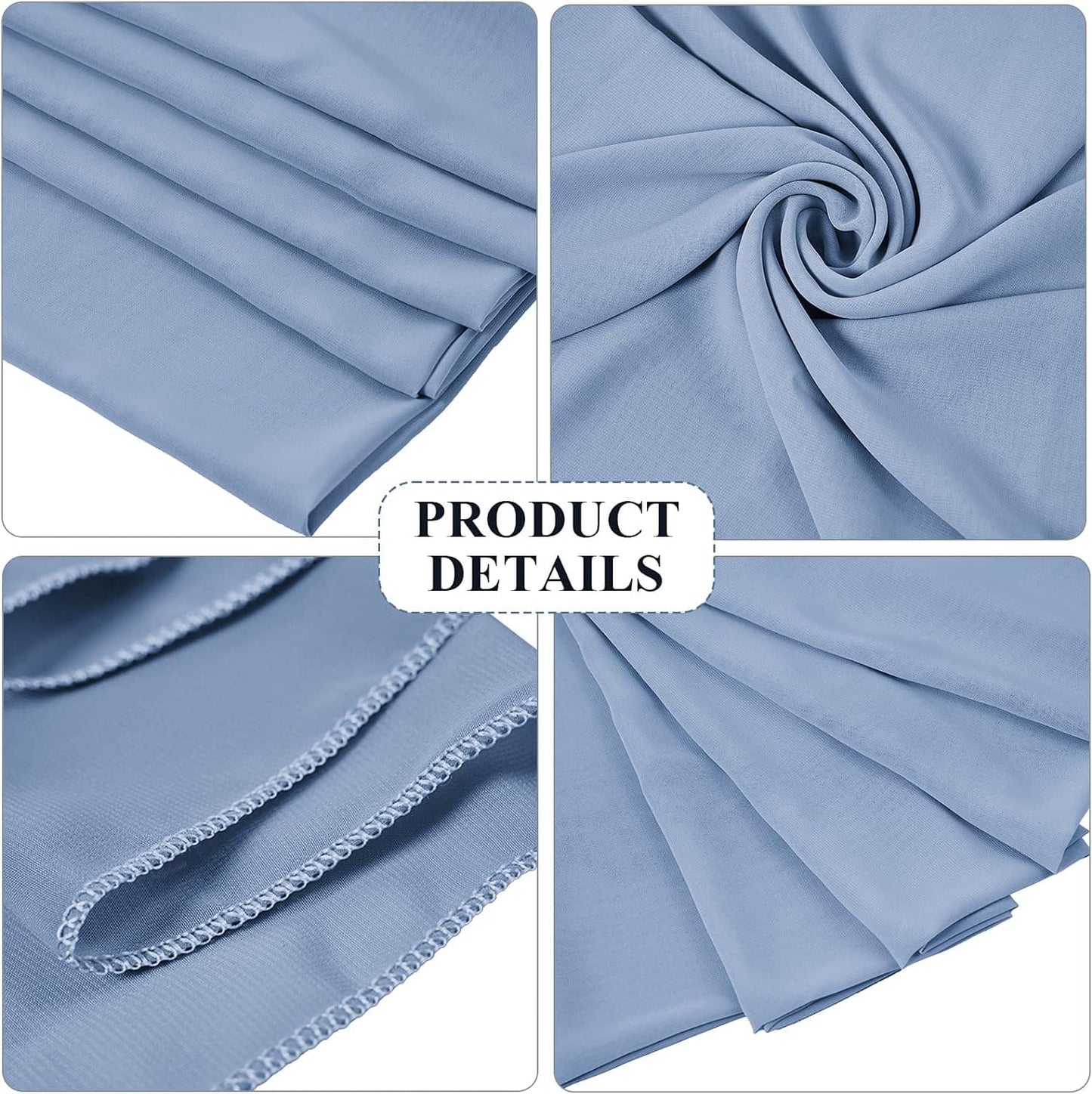 20 Pcs Chiffon Table Runner 10Ft -28x120 Inches