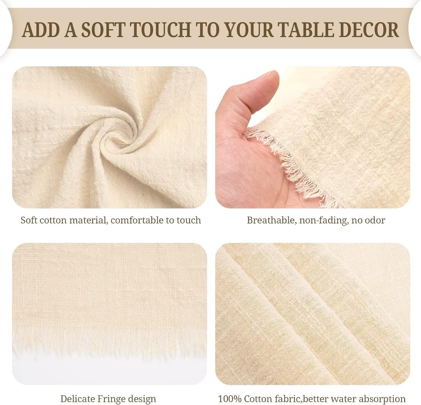 Handmade Cloth Napkins 16x16 Inches