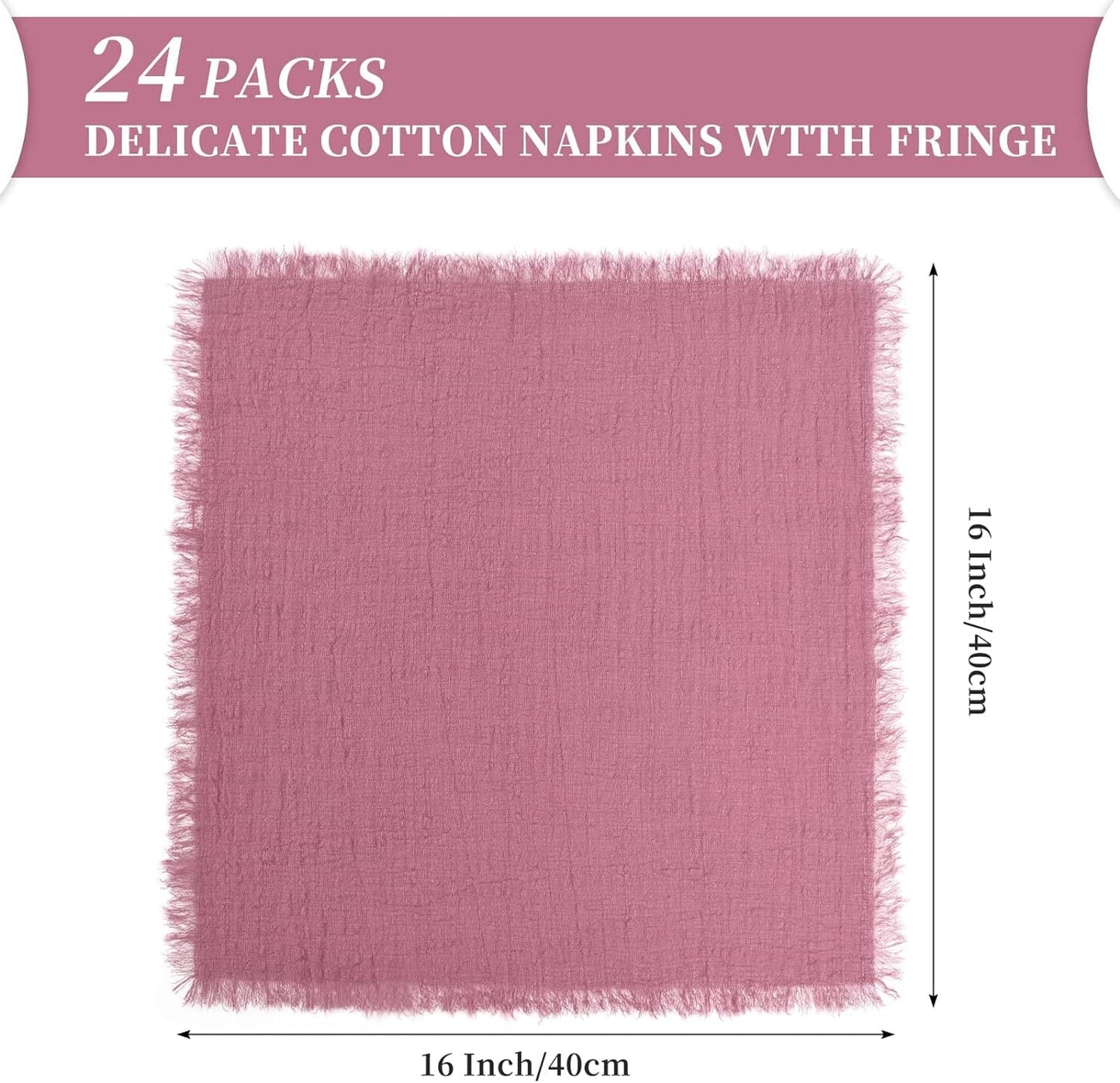 Handmade Cloth Napkins 16x16 Inches