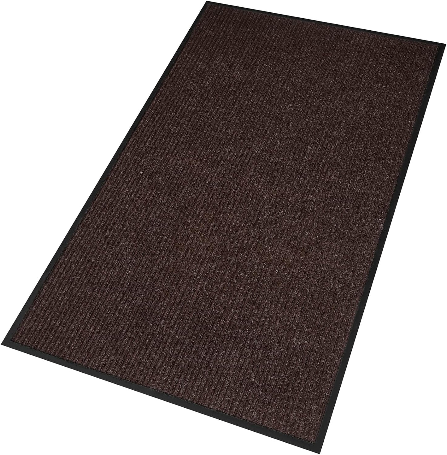 CKDLINS Profile Rubber Door Mat,Heavy Duty, Durable Doormat, Indoor and Outdoor, Waterproof, Easy Clean Shoe Scraper, Home Rug Welcome Mats for Entryway, Patio, Porch