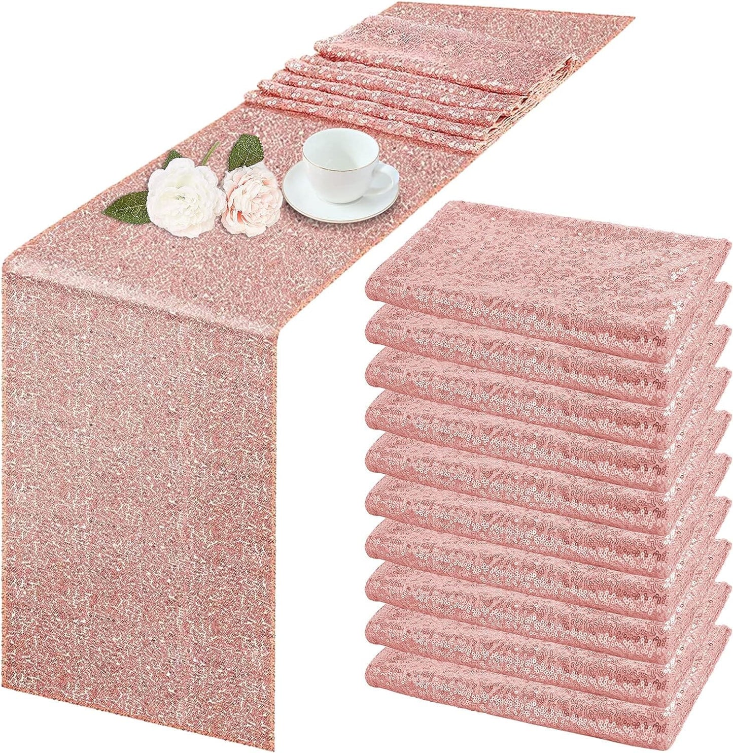 Sparkle Table Runner 12" x 108" Table Cloth