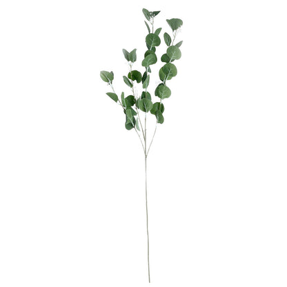 2 Bushes Green Artificial Eucalyptus Branches, Faux Plants 40" Tall