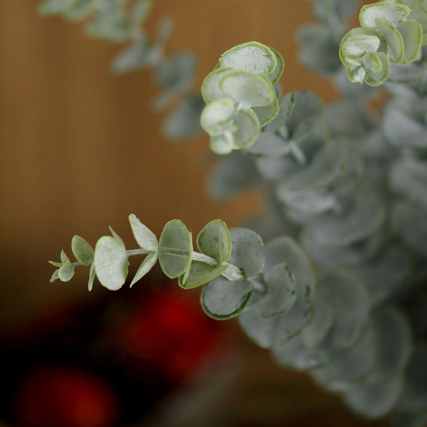 30 Stems Frosted Green Artificial Eucalyptus Sprays, Faux Plants 17"