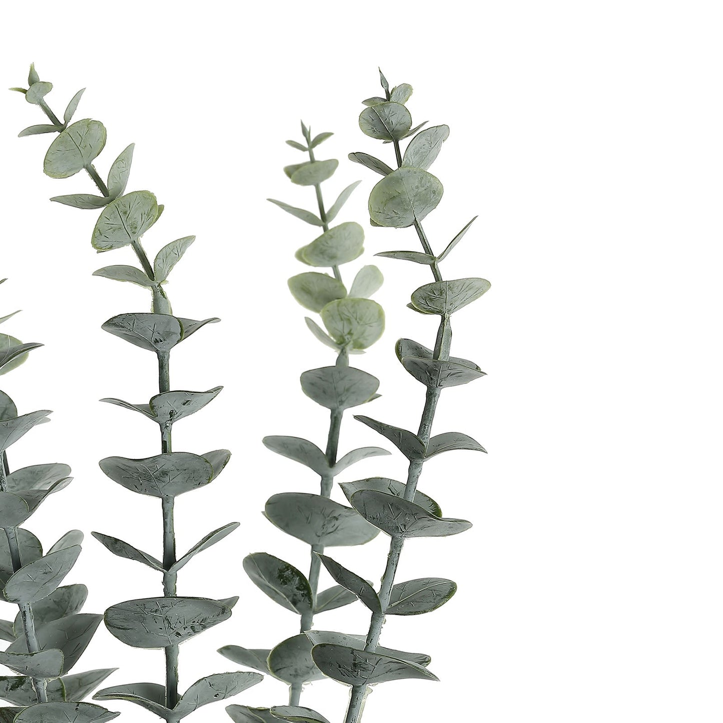 30 Stems Frosted Green Artificial Eucalyptus Sprays, Faux Plants 17"