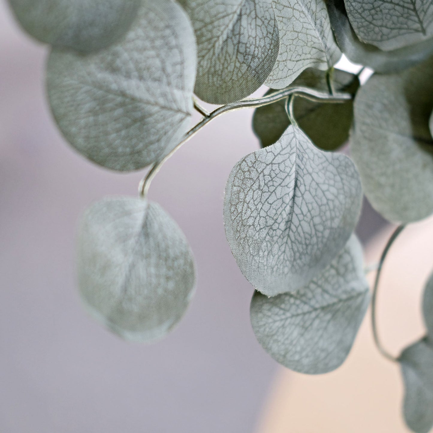 4 Pack Real Touch Frosted Green Artificial Silk Eucalyptus Leaf Stems 25"