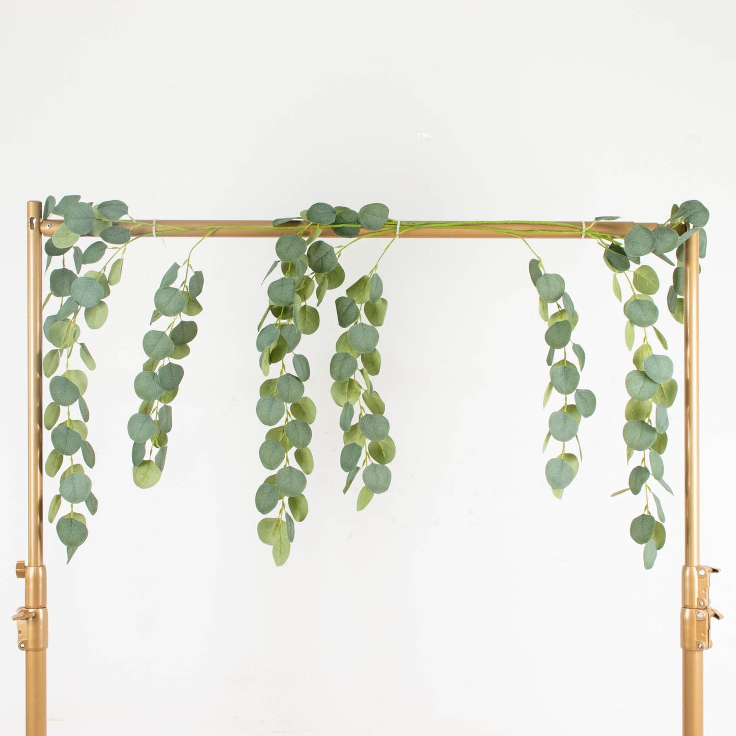 3 Pack Green Real Touch Hanging Artificial Plant Eucalyptus Stems, Silk Silver Dollar Indoor Leaf Sprays 41"