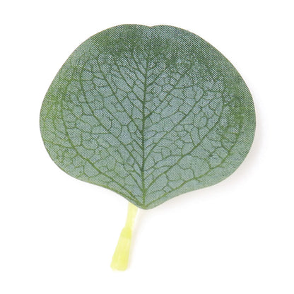 200 Pcs Frosted Green Artificial Greenery Eucalyptus Leaves, Cake Decorations, Table Scatters