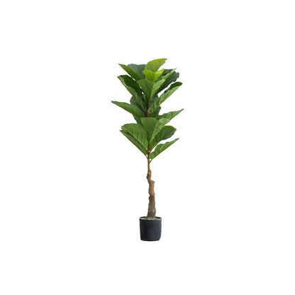 2 Pack Artificial Fiddle Leaf Fig Tree Potted Indoor Planter 3ft