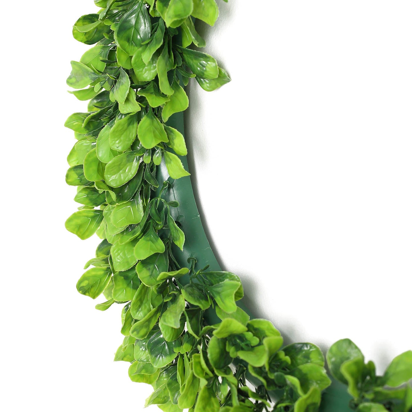 2 Pack Green Artificial Lifelike Jasmine Leaf Spring Wreaths 21"