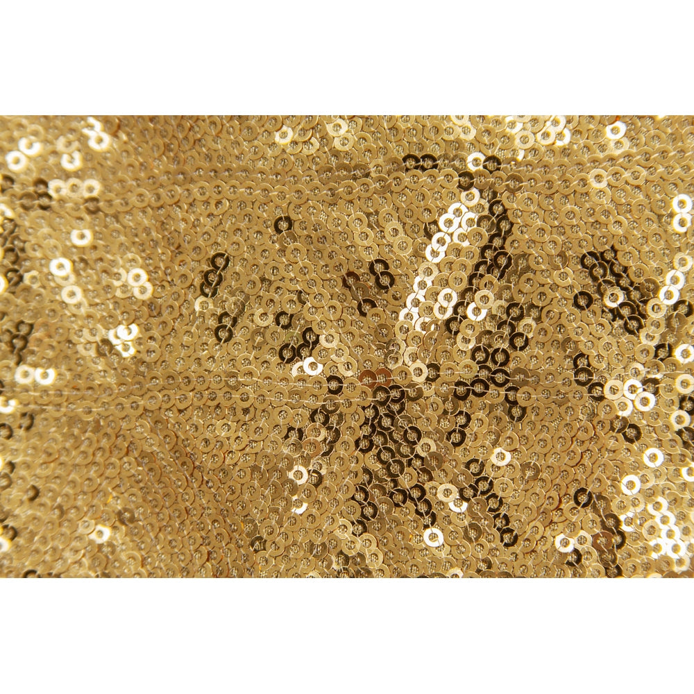 Diamond Glitz Sequin Rectangular Tablecloth 90"x156" - Gold