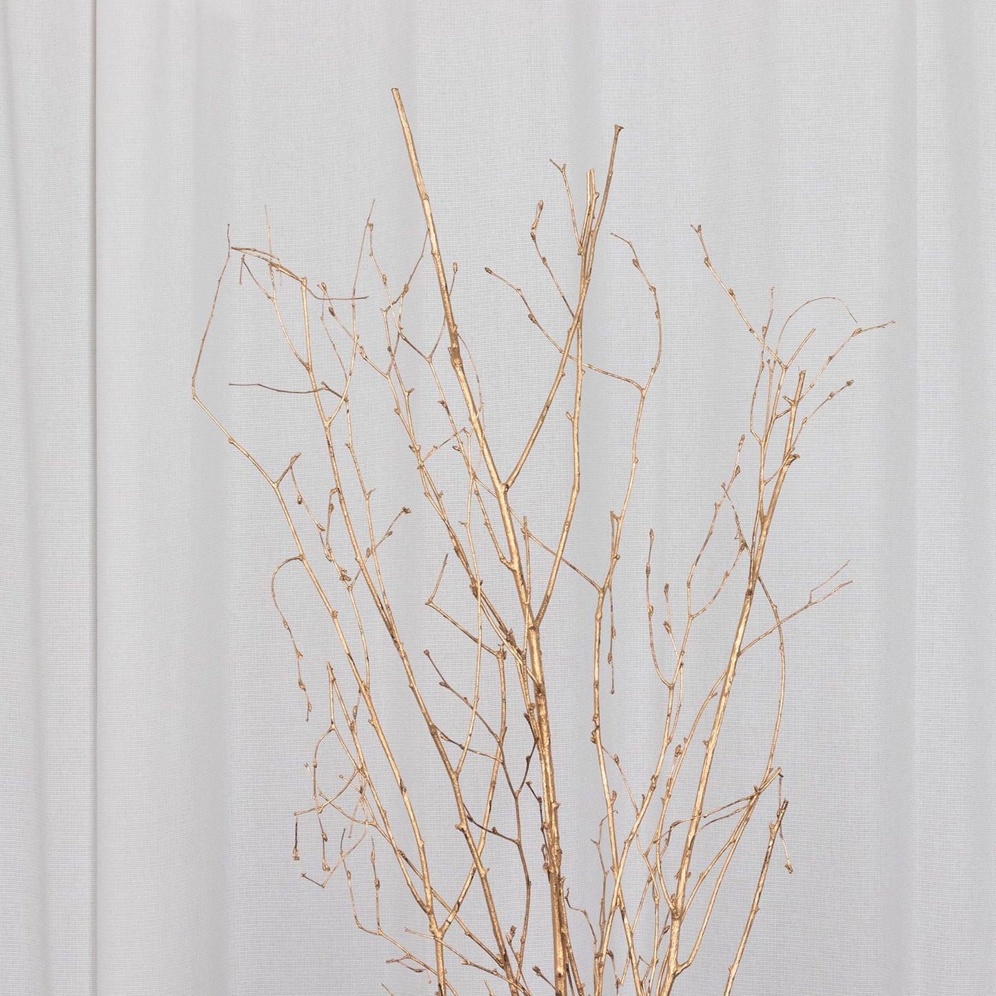 6 Pack Metallic Gold Decorative Birch Tree Branches, Extra Long Natural Dried Willow Twigs Sticks Vase Fillers - 46"