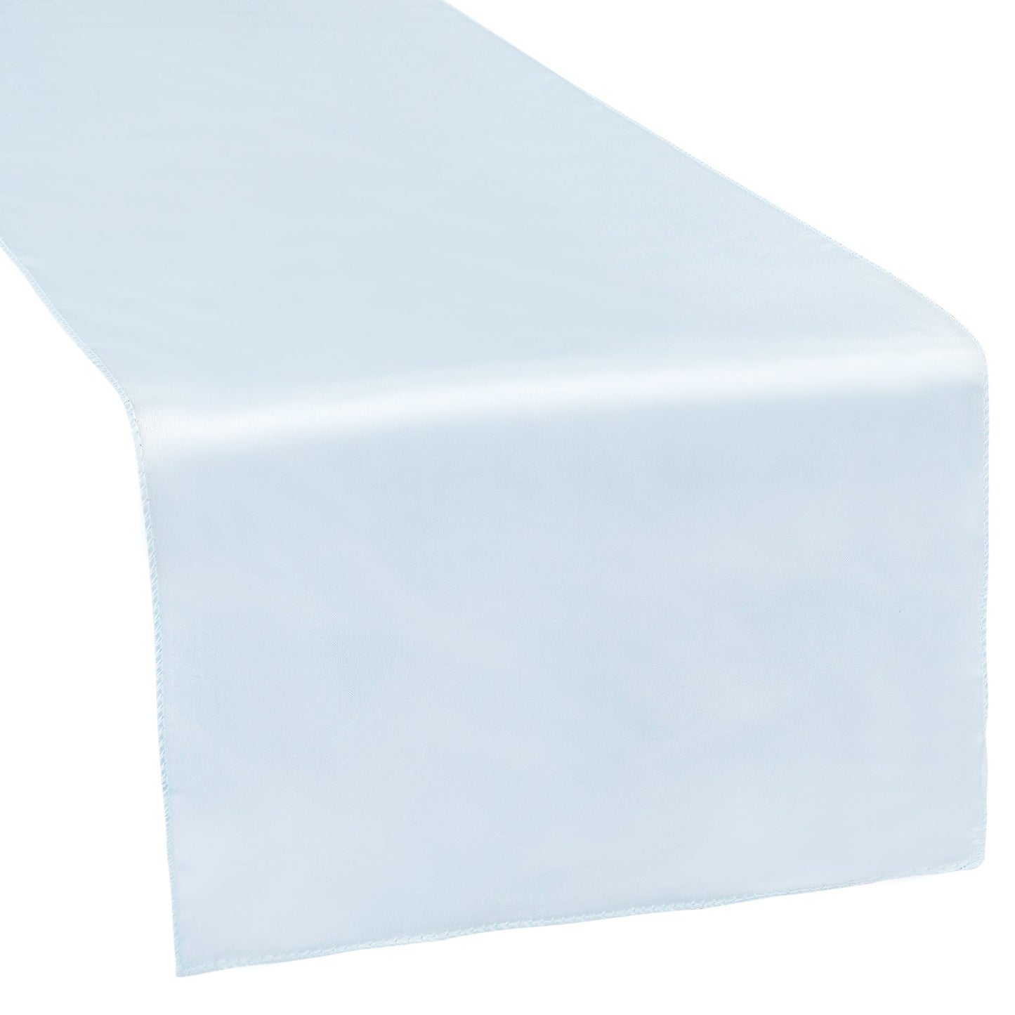 Satin Table Runner - Baby Blue
