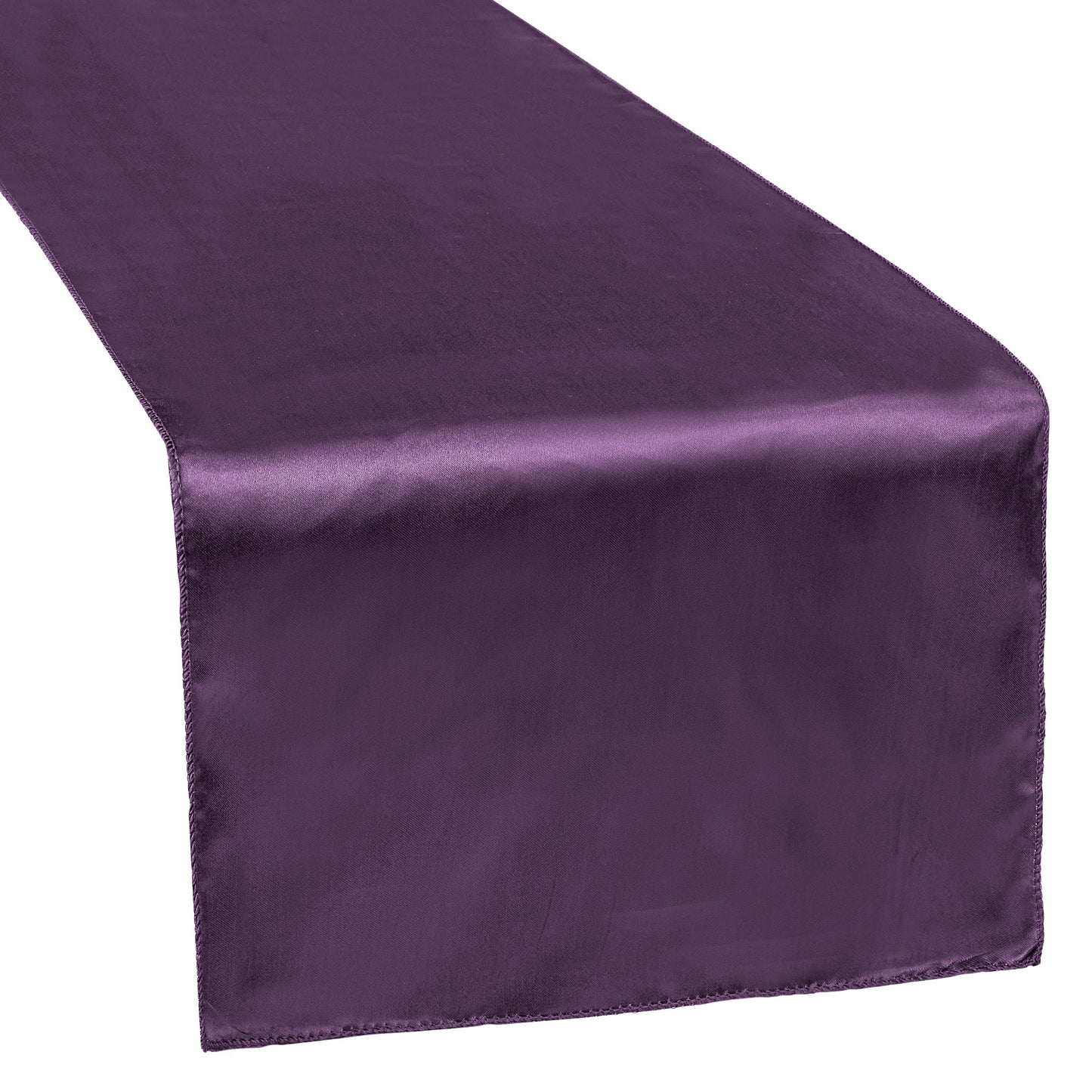 Satin Table Runner - Eggplant/Plum