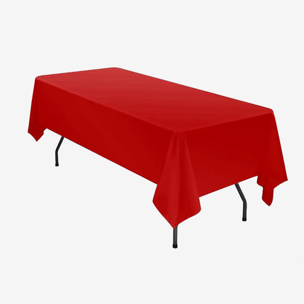 6 Pack Rectangle Tablecloth Polyester 60*126 inch