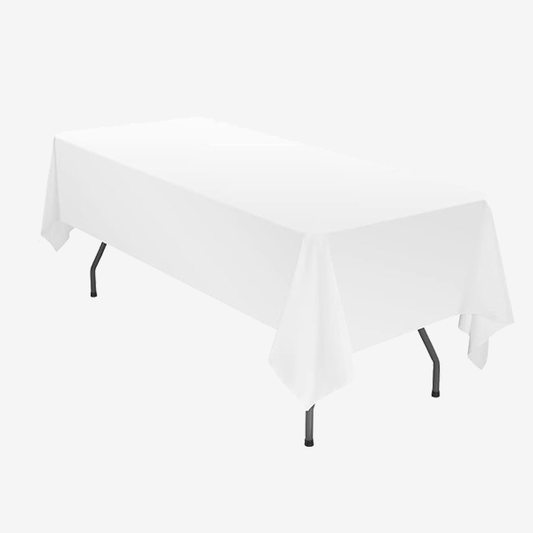 6 Pack Rectangle Tablecloth Polyester 60*126 inch