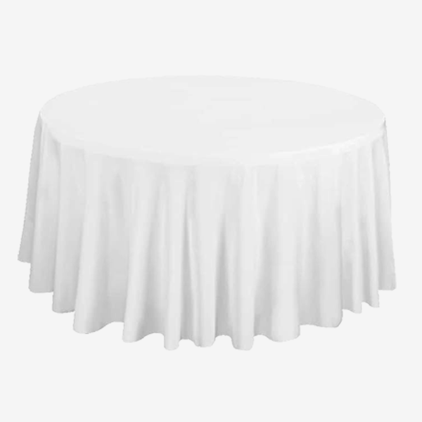 6 Pack Round Tablecloth Polyester Table Cloth 108 inch