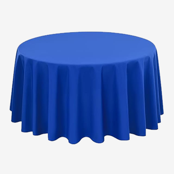 6 Pack Round Tablecloth Polyester Table Cloth 60 inch