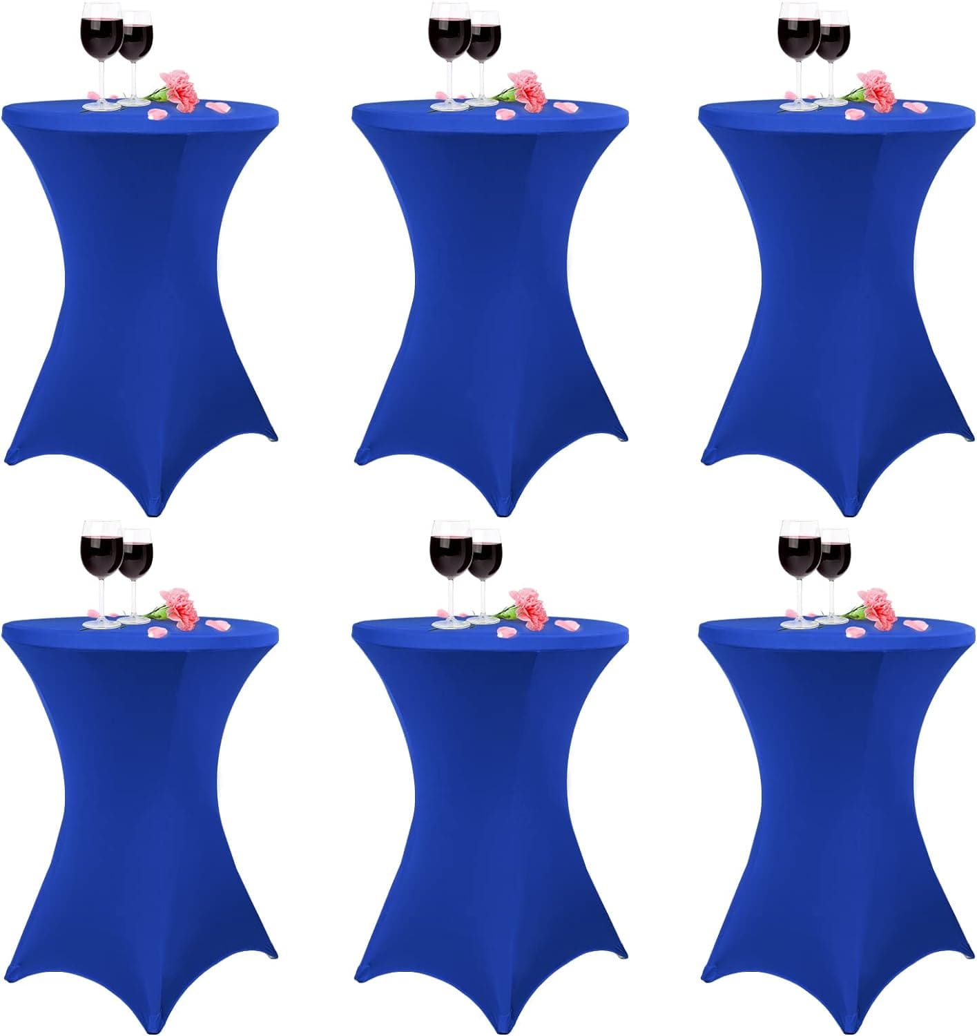 6 Pack Cocktail Corners Tablecloth 32"
