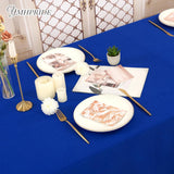 Tablecloth  Polyester Table Cloth for 6 Foot Rectangle Tables,Stain and Wrinkle Resistant Washable Fabric Table Covers Polyester Beige Table Clothes for Wedding,Party,Banquet