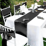 50 PCS Satin Chair Sash Chair Decorative Bow Designed Chair Cover Chair Sashes for Thanksgiving Wedding Holiday Banquet Party Home Kitchen Decoration