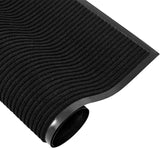 Large Outdoor Indoor Entrance Doormat Red Waterproof Low Profile Entrance Rug Front Door Mat Patio Anti-Skid Rubber Back