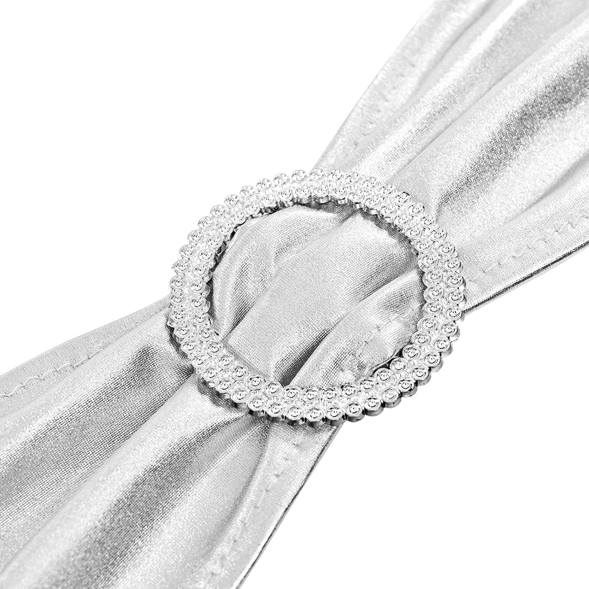 Pack of 60 Spandex Chair Sashes Stretch Chair Band Sashes with Buckle,Elastic Chair Cover Bows for Wedding Reception,Chair Bows Ties for Wedding Banquet Events Party Chair Decoration