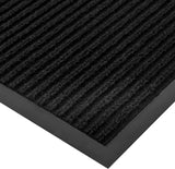 Large Outdoor Indoor Entrance Doormat Red Waterproof Low Profile Entrance Rug Front Door Mat Patio Anti-Skid Rubber Back