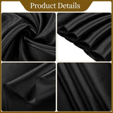 6/12 Pack Satin Tablecloth 57 x 108 Inch Overlay Satin Table Cover Premium Rectangle Bright Silk Tablecloth Smooth Fabric Table Decoration for Wedding Banquet Party Birthday Events Restaurant