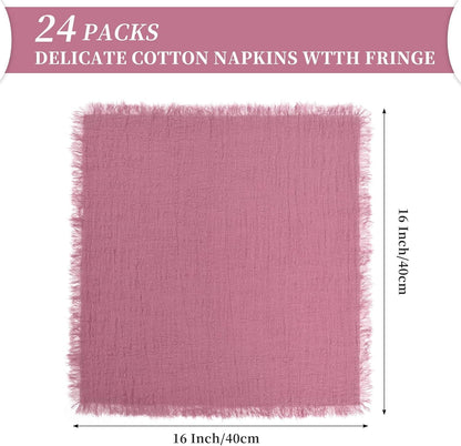 Handmade Cloth Napkins  16x16 Inches