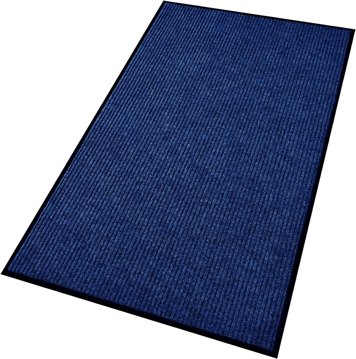Large Outdoor Indoor Entrance Doormat Red Waterproof Low Profile Entrance Rug Front Door Mat Patio Anti-Skid Rubber Back
