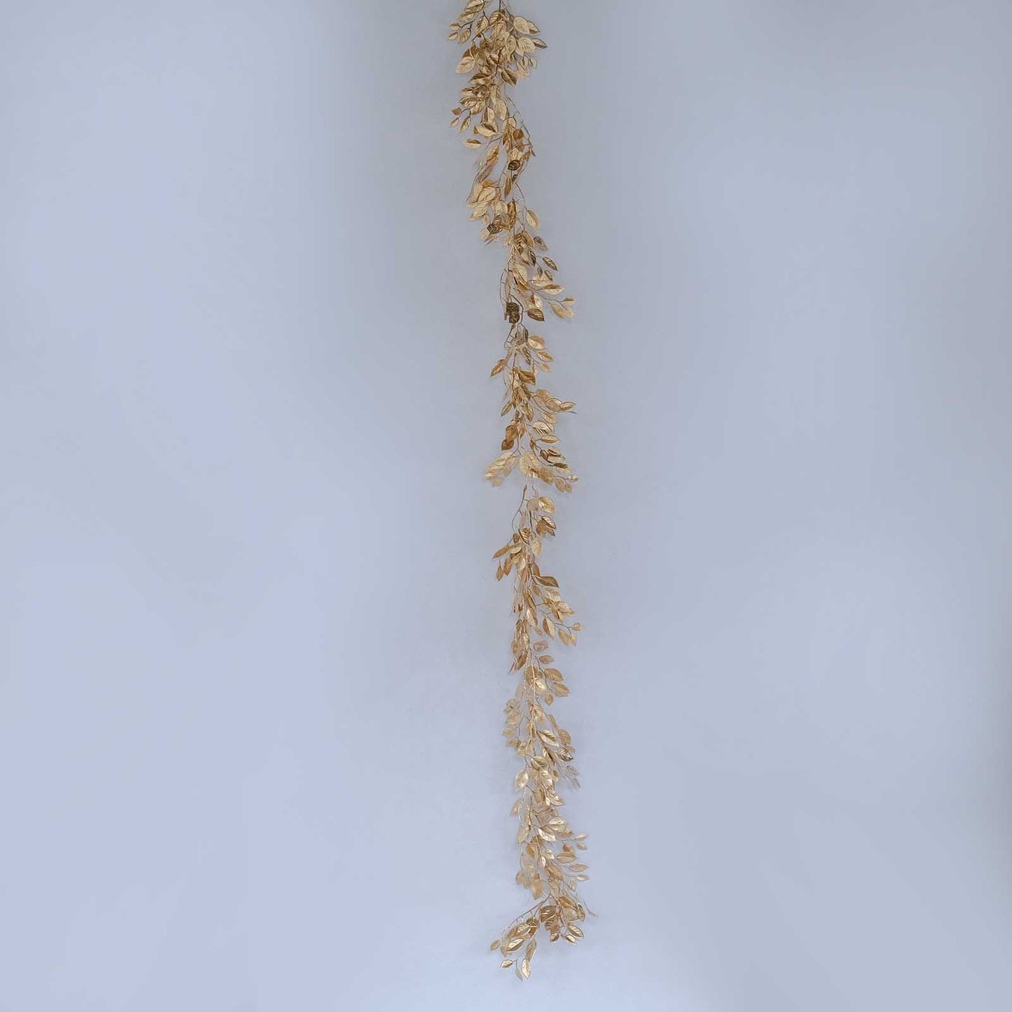 Metallic Gold Magnolia Leaf Table Garland, DIY Craft Hanging Vine Wreath - 6ft