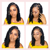 12 inches black butterfly locs golden rule hair