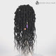 Butterfly locs with Curly Ends Crochet Hair Natural Black