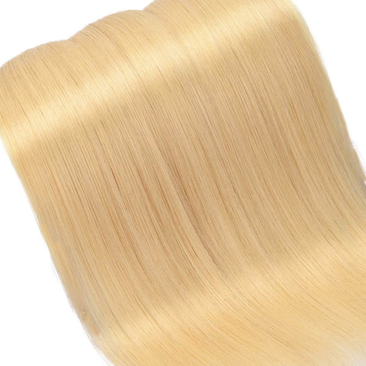 613 Clip in Human Hair Extensions Straight Honey Blonde - goldenrulehair