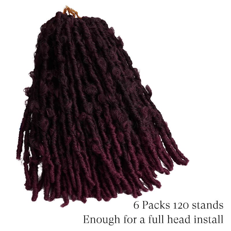 butterfly  locs pre looped