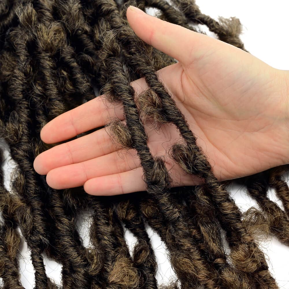 Butterfly locs Crochet Hair Ombre Bronde - goldenrulehair